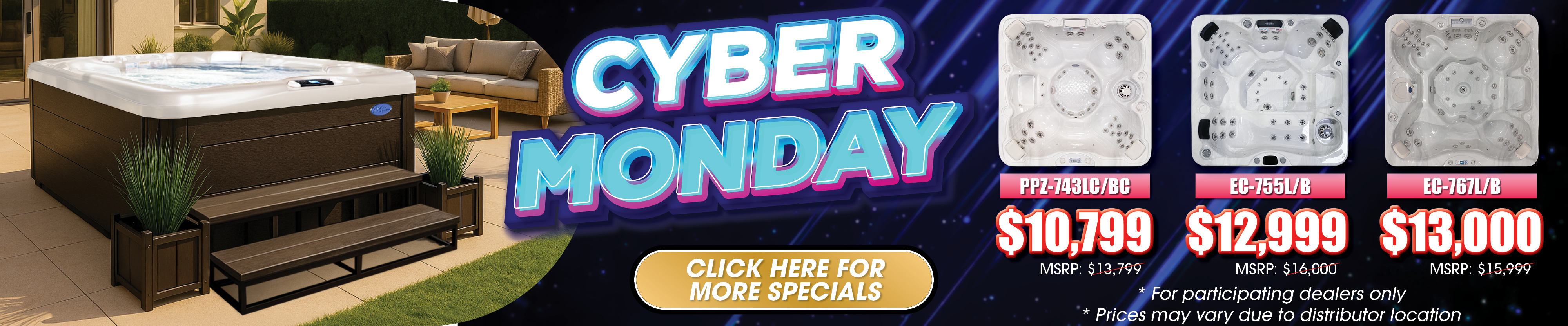 Calspas hot tub being used in a family setting - Quincy